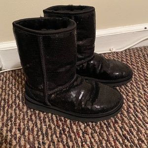 Ugg short sparkle boots